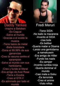 minigag:  Daddy Yankee vs Freddie Mercury