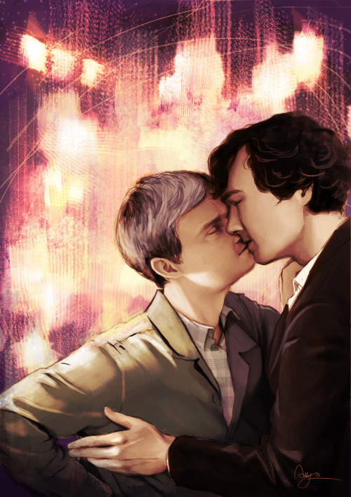 addignisherlock:let them kissy kissArt blog | Commission | Buy Prints |  Instagram 