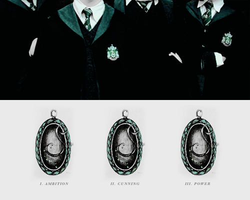  msdanconia asked: SLYTHERIN or HUFFLPUFF  Or perhaps in Slytherin. You’ll make