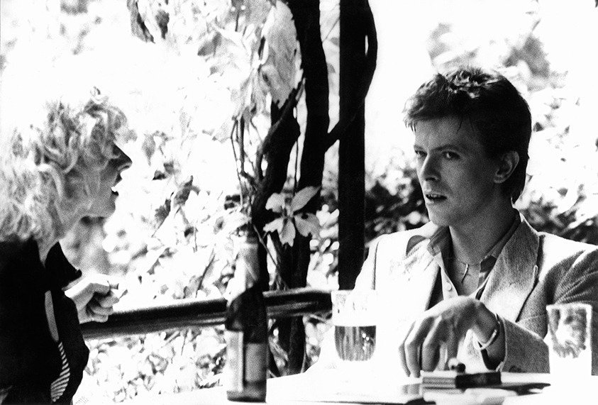 isolar-2:  David Bowie interviewed for L'altra Domenica by Fiorella Gentile, Rome,