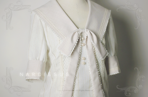 truth2teatold:  Narcissus Lost Summer sailor set preorder - blouse, shorts, beret, scarves
