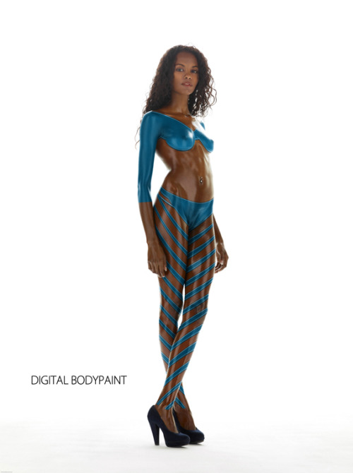 digitalbodypaint:Valerie ebony pornstar from hegre.#valerie #hegre #ebony#digital #bodypaint