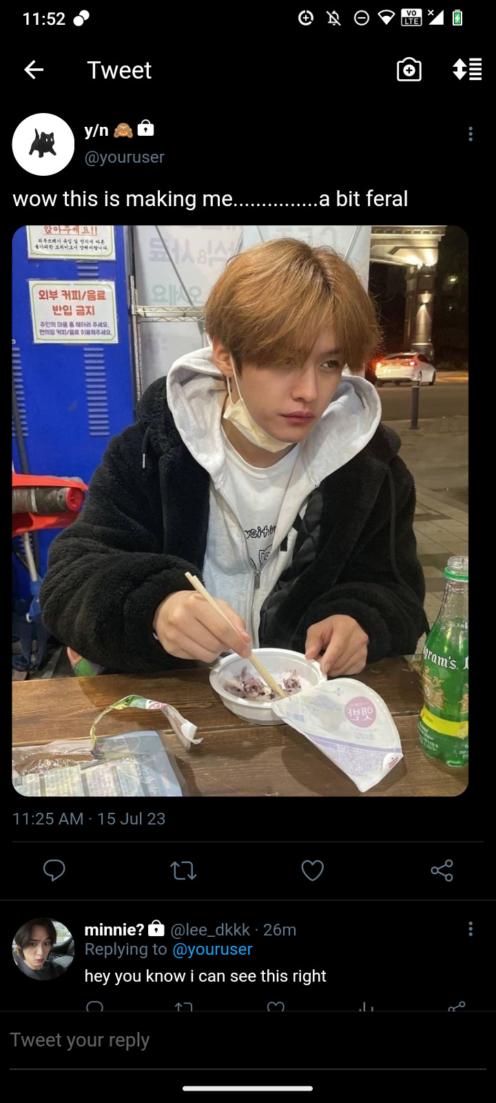 * Random Bf Texts; Skz! Lee Know