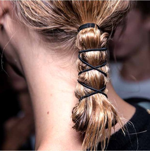 Backstage at Alberta Ferretti Milan Fashion Week SS18