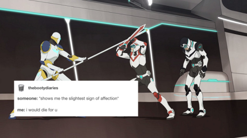 icyblueroses:Voltron: Legendary Defender + Text Posts (3/?)~Sheith Edition~