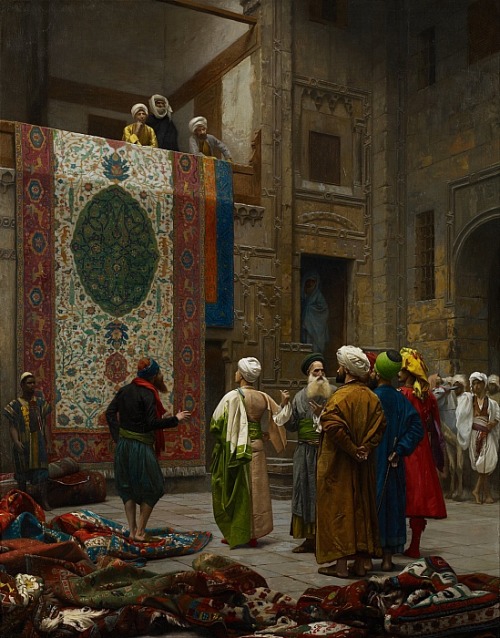 The Carpent Merchant by Jean Leon Gerome (1887, Oil on Canvas)