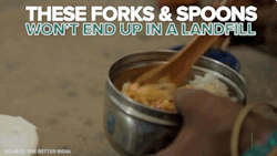 longandlanky:  lamejanesbff:  huffingtonpost:  These Utensils Are Totally Edible  yes, this is so smart.   ! 