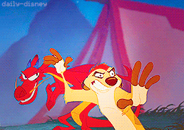 daily-disney:20 day Disney princess challenge: Day 14- two side kicks who could make a great duo;Tim