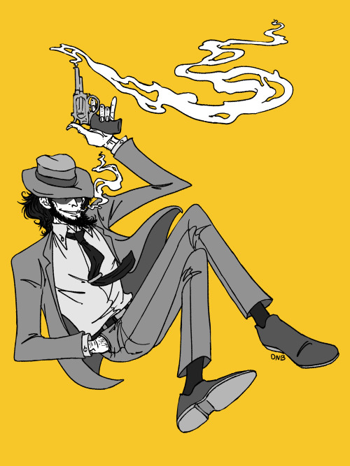 darknebulablader:Jigen “Can’t Sit Like A Normal Person” Daisuke