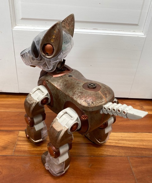 aibo7m3:I decided to give my first ever I-Cybie a new look! He was one of the earlier robot dogs I h