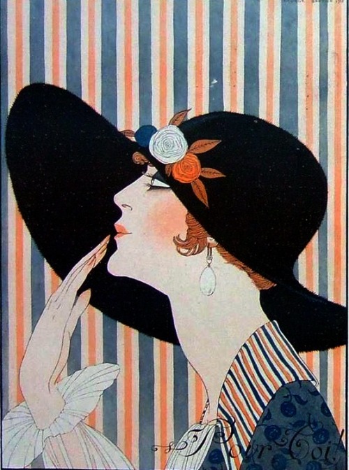 sydneyflapper:Georges Barbier illustration for La Vie Parisienne, 1918