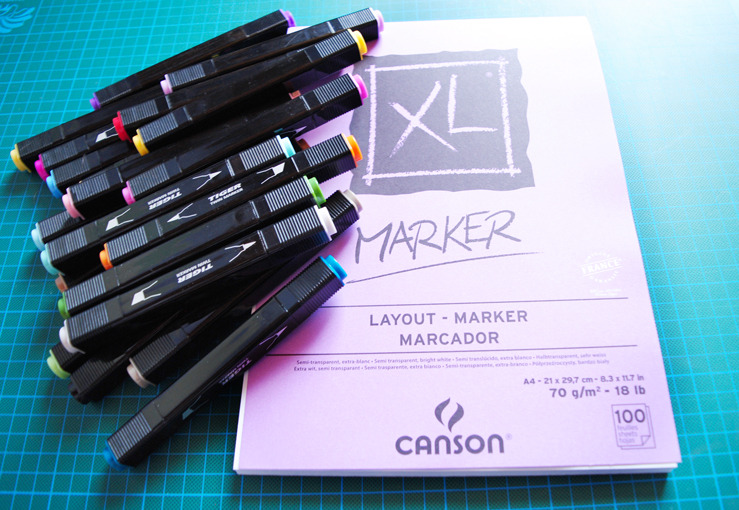 The Frugal Fountain Pen: Canson XL Marker Paper