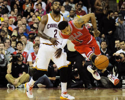 fyeahbballplayers:  Kyrie Irving x Derrick Rose; 