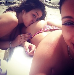 Capev1079:  Beach Day With My Best Friend Who Loves This Big Ass Of Mine🐮🐮🐎🐎😅😅😅