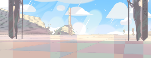 Part 1 of a selection of Backgrounds from the Steven Universe episode: Sworn To The SwordArt Direction: Jasmin LaiDesign: Steven Sugar and Emily WalusPaint: Amanda Winterstein, Ricky Cometa, and Elle MichalkaSworn to the Sword Backgrounds Part 2