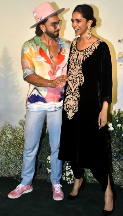 Deepika Padukone and Ranveer Singh attends Arpita Khan&rsquo;s Eid Party on May 3, 2022.