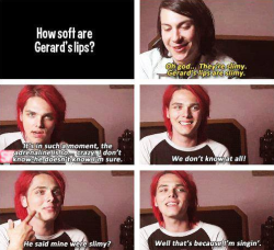 mikey-way-why-you-no-smile:  favorite interview ever 