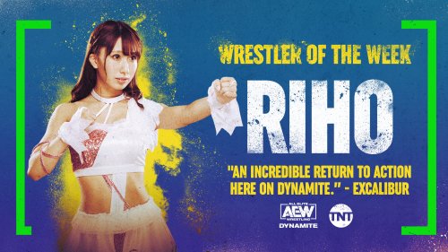 beingallelite:AEWonTNT- What a return to the ring for @riho_gtmv, our #WrestlerOfTheWeek