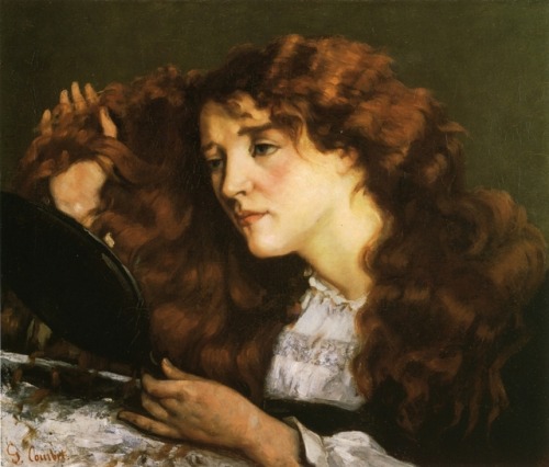 artist-courbet - Portrait of Jo, the Beautiful Irish Girl, 1865,...