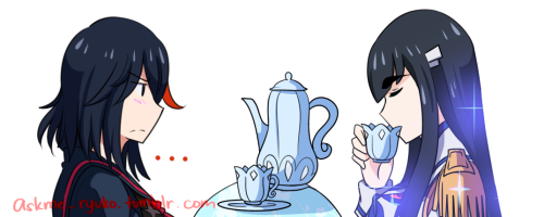 askme-ryuko:  Ryuko: He’s doing a great job being Nee-san’s table. NEXT QUESTION! 