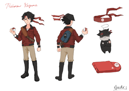 jade-doodles-questionmark:Some character redesign for pokemon aumight draw more of this au in the fu