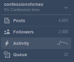 Wow! I&rsquo;ve hit 2,000 followers! Thank you so much for following and all of your confessions, keep them coming!