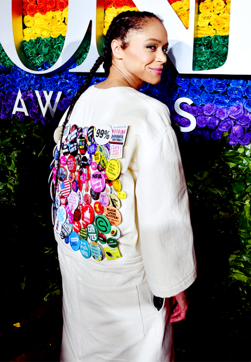  Amber Gray attends the 73rd Annual Tony Awards at Radio City Music Hall on June 09, 2019 in New Yor