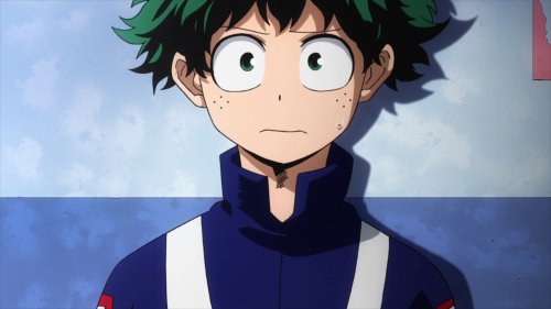 what-the-fuck-is-anime:Midoriya. If we get two double pounders and fries we could both make it a com