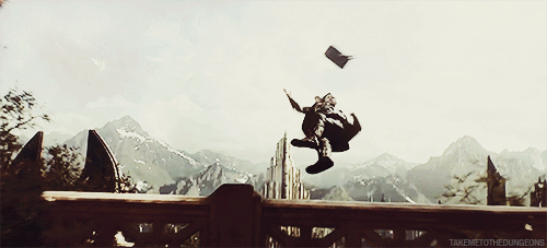 of-castles-and-converses:  spookymemekage:  LOKI SHAPE-SHIFTS INTO THOR I REPEAT