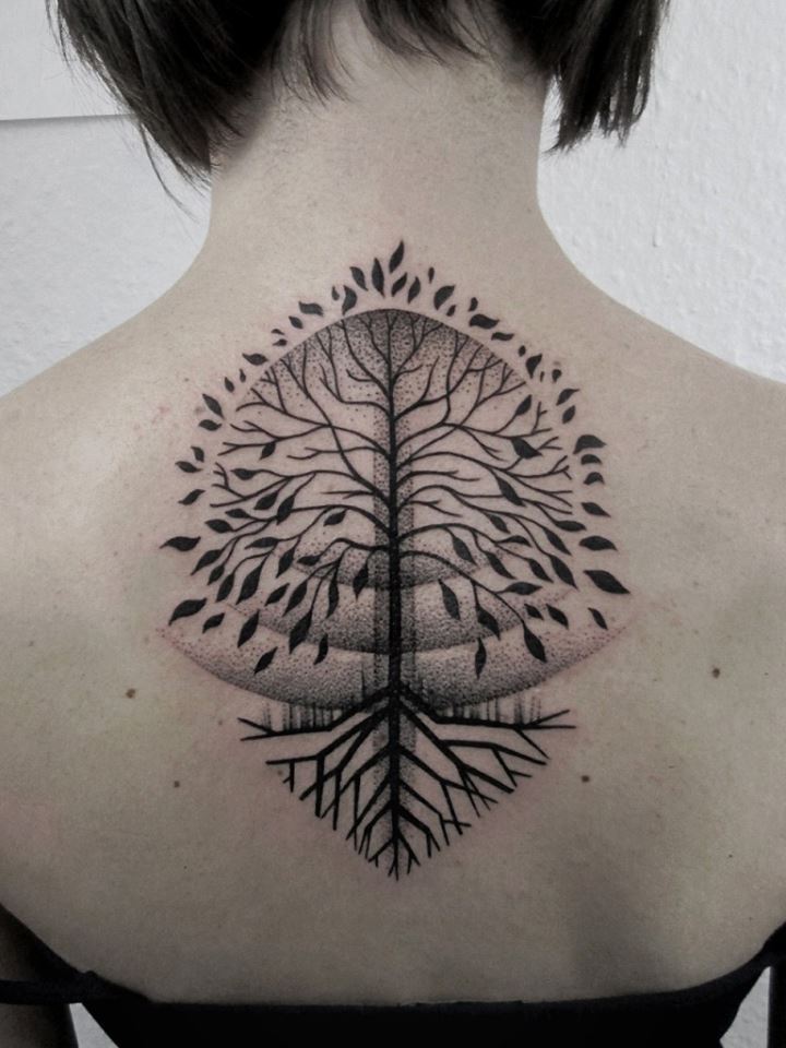 Was bedeutet Dotwork tattoos, wo kommt dieser Stil her?