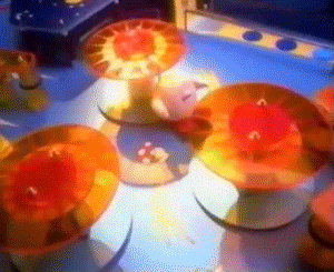 nintendometro:From the American commercial for ‘Kirby’s Pinball Land’ on the Game Boy.