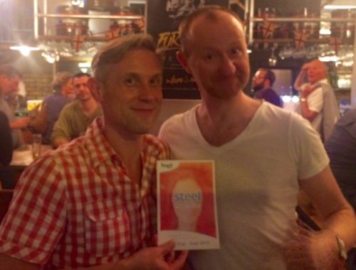 therapist-in-a-box:  Mark and Ian at the Steel Magnolias press night. (x)