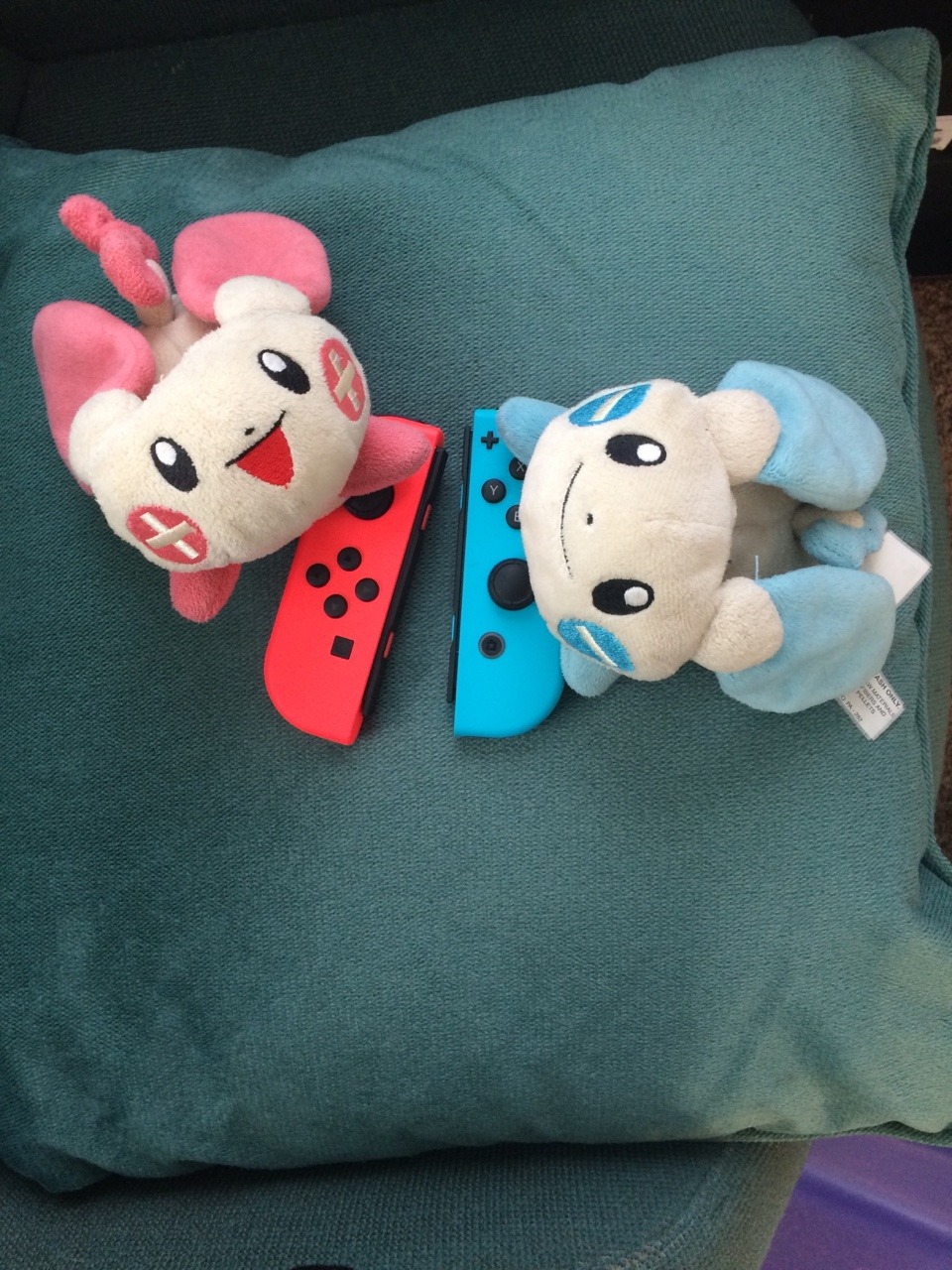 plusle and minun plush