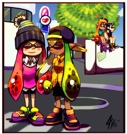 Searching-For-Bananaflies:  I Like To Think This Is What Inkling Couples Like To