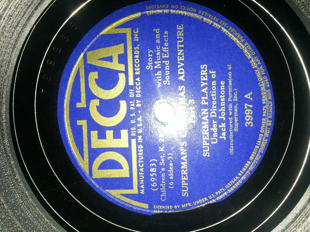 soulsubstitute:  Dug into the first 3 crates and found this little gem: “Superman’s