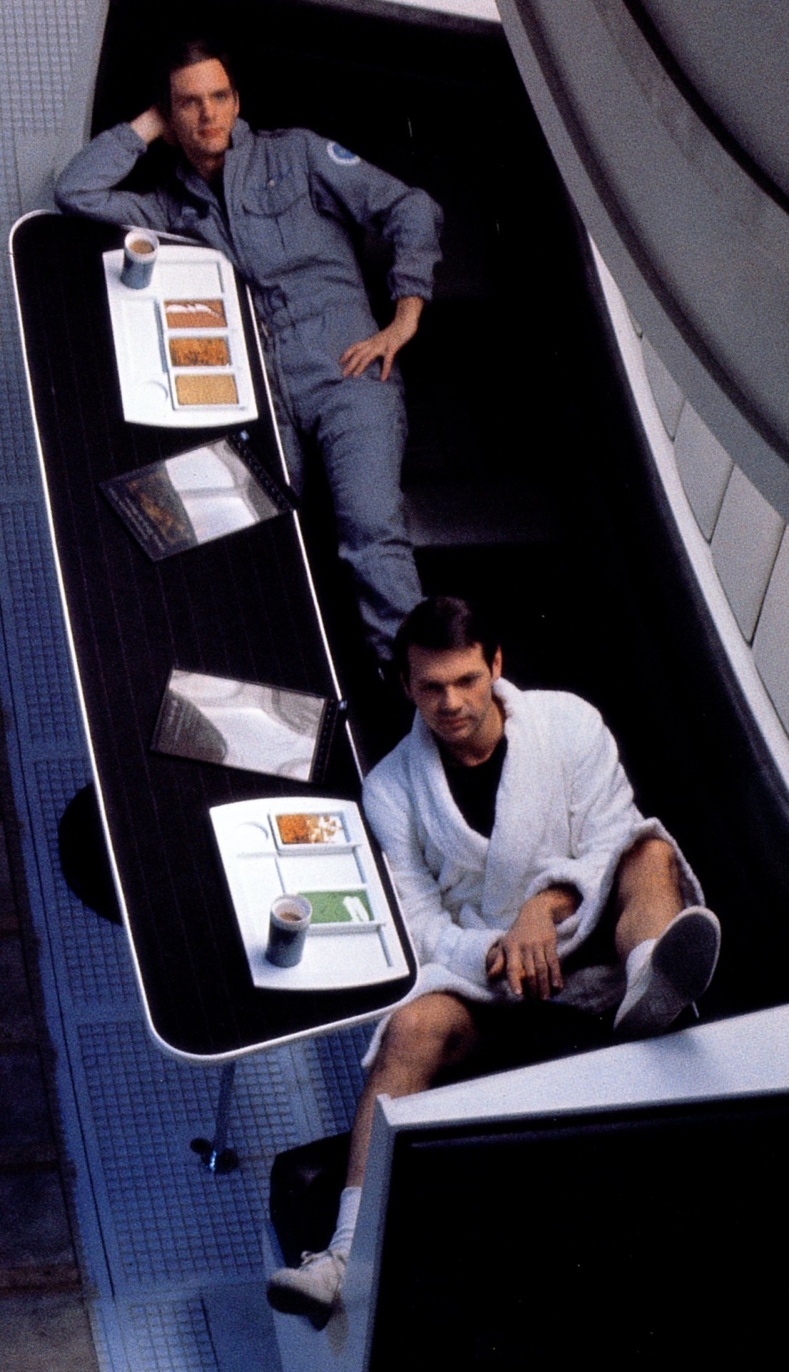 Keir Dullea YEAH!!! — Keir Dullea and Gary Lockwood on the centrifuge...