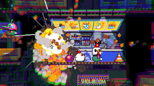 Bomb Chicken (by Nitrome) is now available on Steam! (The game was also released on Switch last year