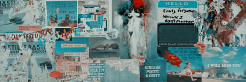 images Blue Aesthetic Header Collage tags headers collage listhearts com