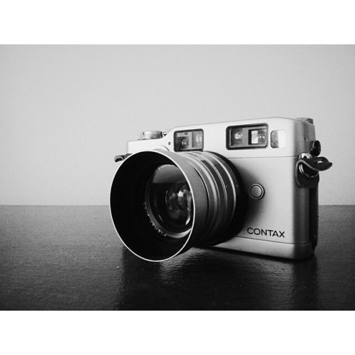@go_poindexter: Contax G2 w/ Zeiss 45mm f2. #contax #contaxg2 #cameraporn #filmisnotdead #buyfilmnot