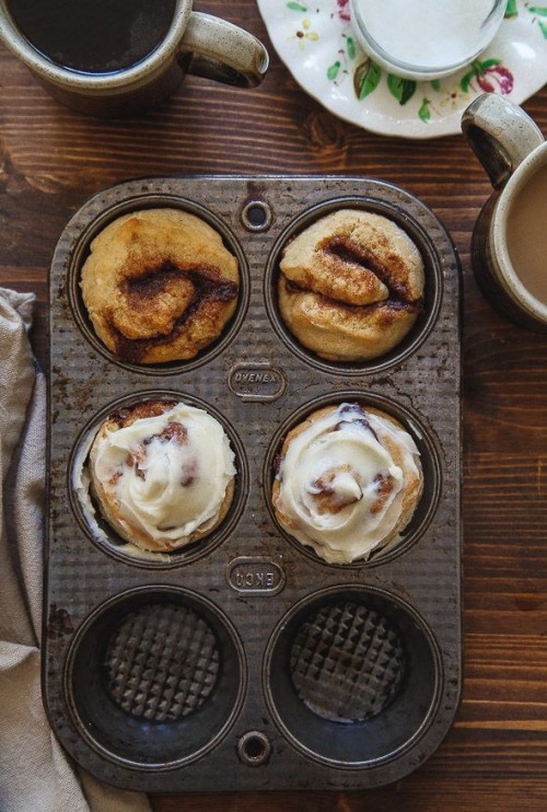 grayskymorning:Quick Cinnamon Rolls for Two