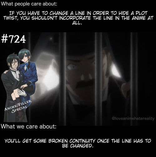 Black Butler #724 - They were referred to as a set in the manga. Sus continuity.  ~ LoveAnimeHateRea