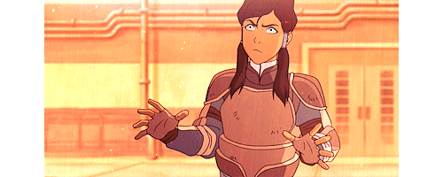 you dont tell Korra to deal with it Korra tells you to deal with it!!! >|C
