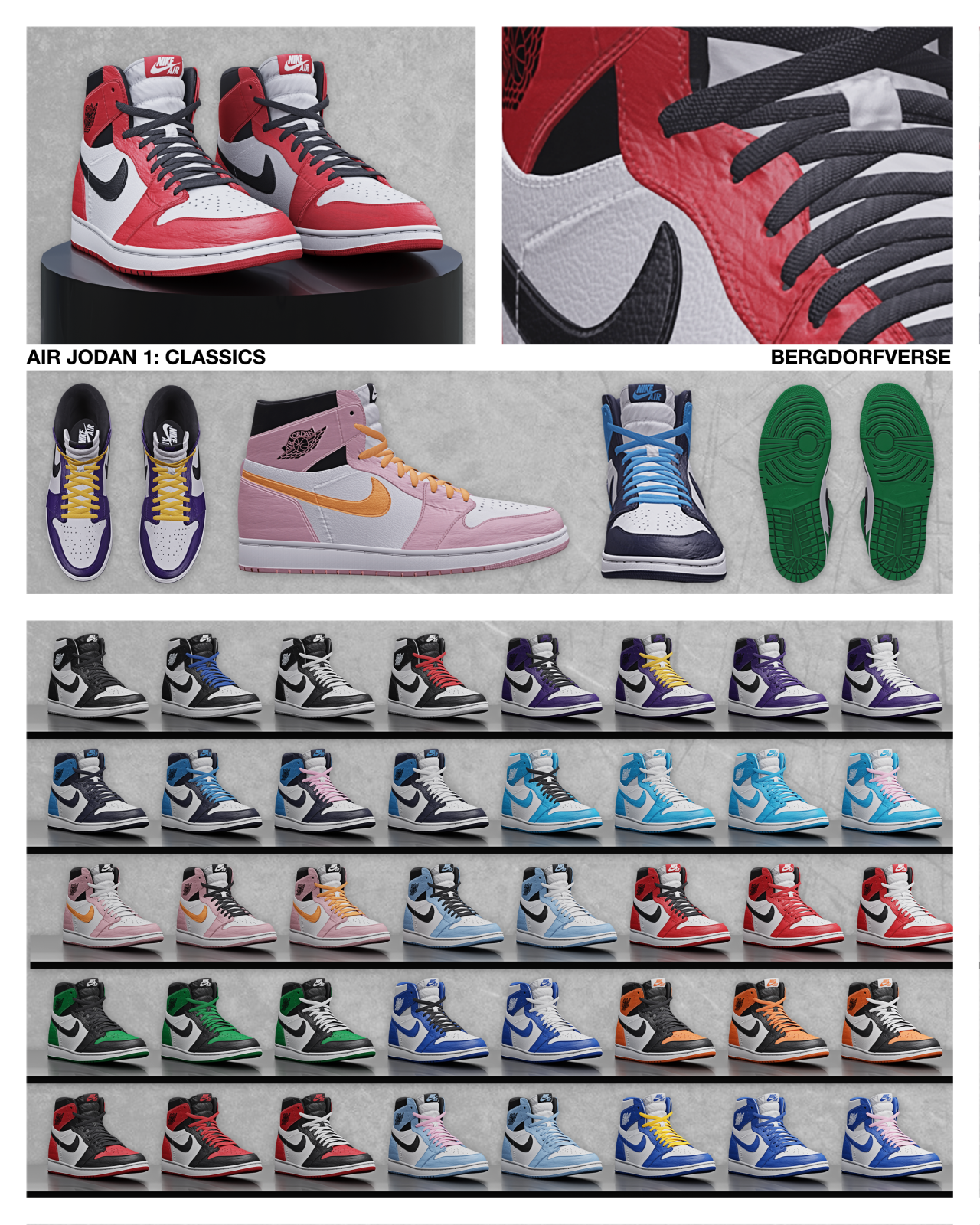 Bergdorfverse — Air Jordan 1 Mega Hey everyone, many of...