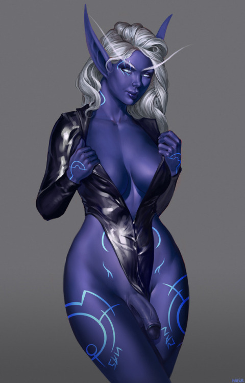 howabouthentai: Fun Fact: Sometimes you just need a big-tiddy-goth-draenei-horsecock-futanari gf in 