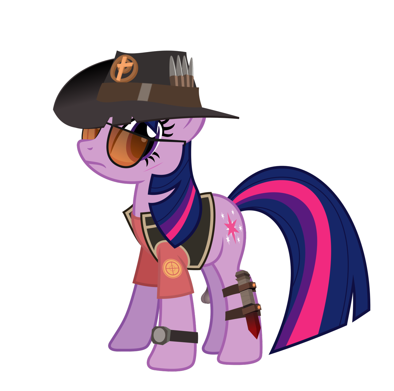 avastindy:  My collection of Twilight Sparkle as the Main Menu to Team Fortress 2