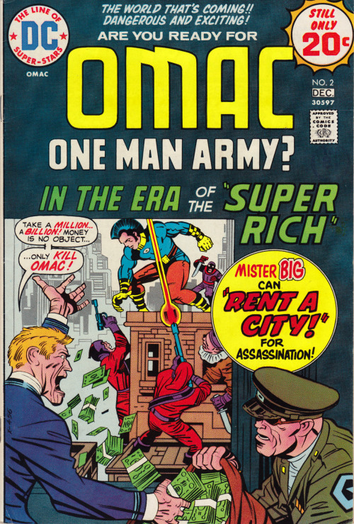 Sex OMAC No. 2 (DC Comics, 1974). Cover art by pictures