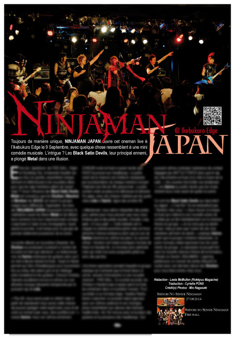 NINJAMAN JAPAN is on the new issue of VYPER Japanese Music Magazine ! Don&rsquo;t miss it ;-)&nb