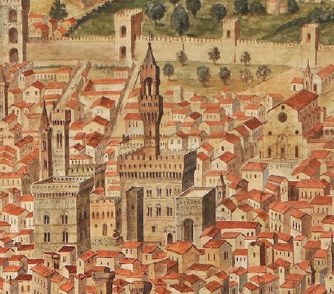 italianartsociety:  La Veduta della Catena: Florence’s “Chain Map”. In 1403,