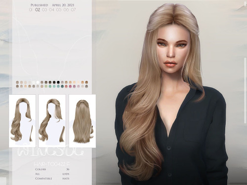 WINGS HAIR 04/2021DL:https://www.thesimsresource.com/artists/wingssims