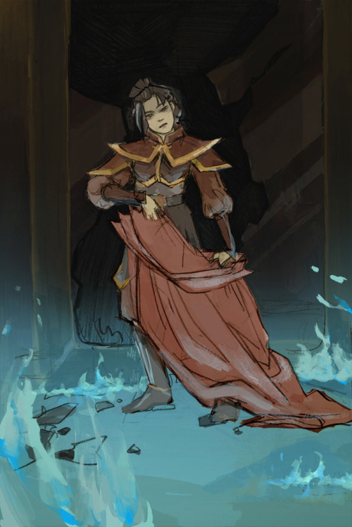 shrimpchipsss:when the fire sages come to pick up azula for her coronation
